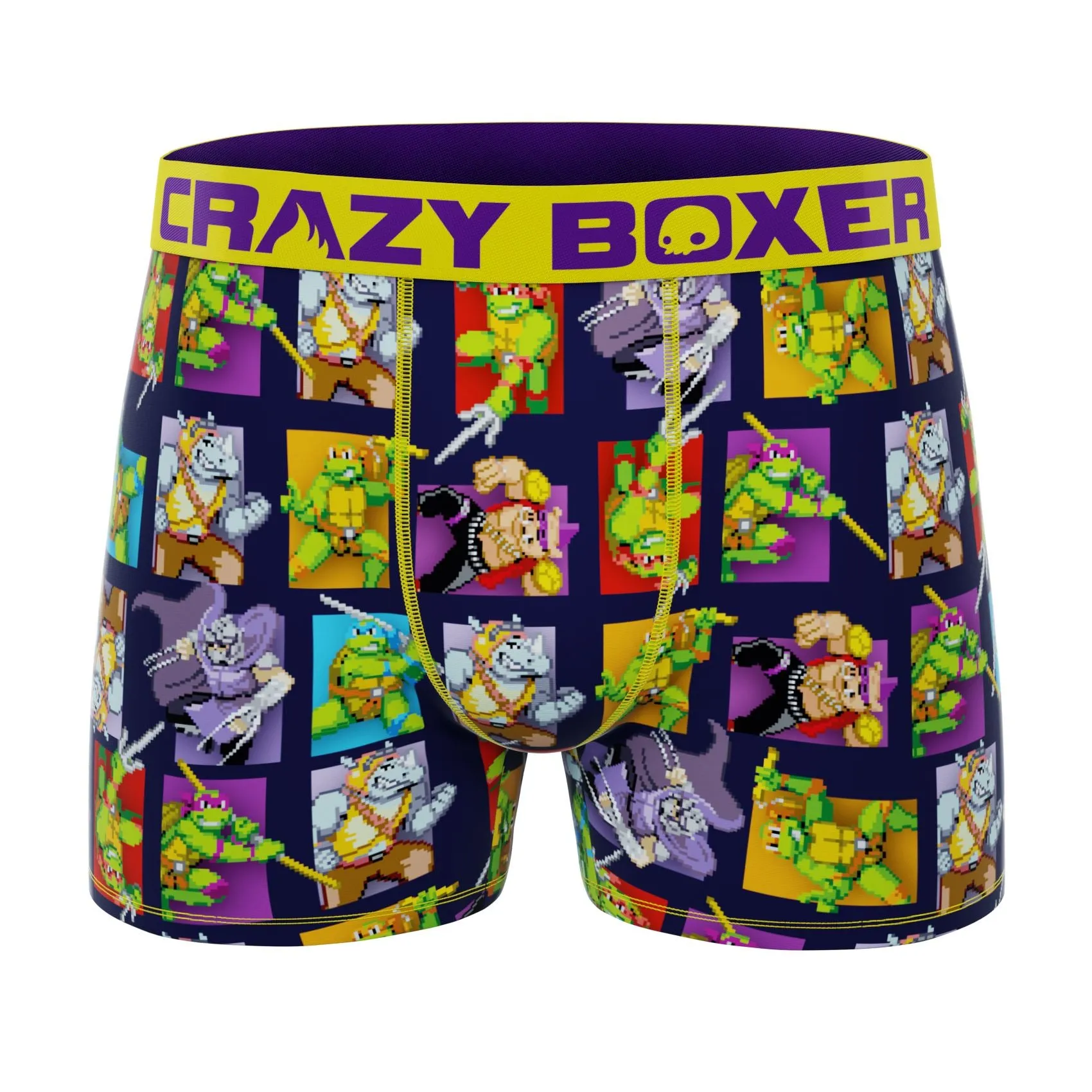 CRAZYBOXER Ninja Turtles In Time Men's Boxer Briefs (3 pack)