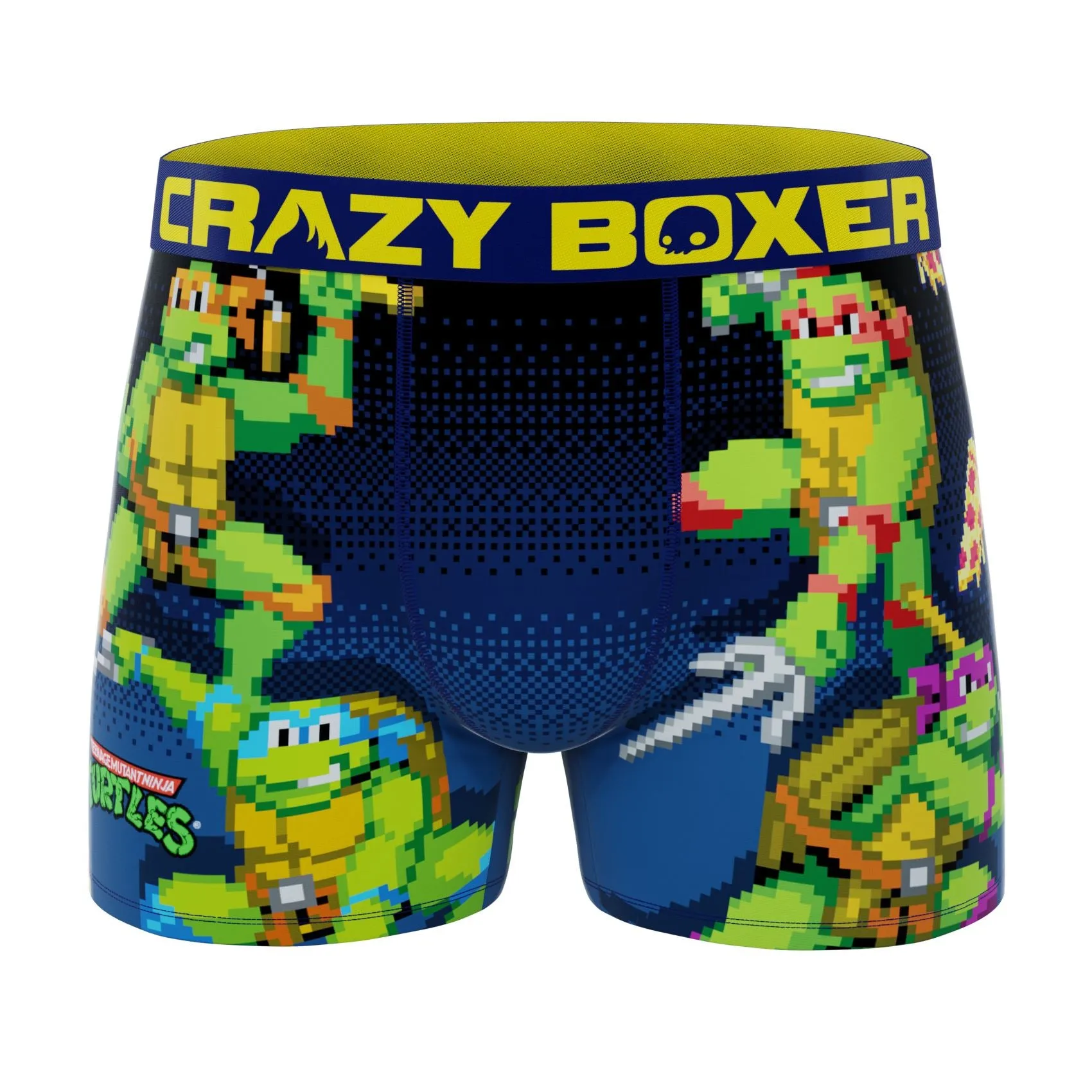 CRAZYBOXER Ninja Turtles In Time Men's Boxer Briefs (3 pack)