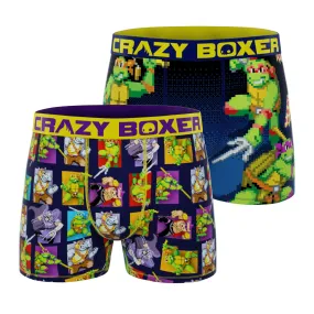 CRAZYBOXER Ninja Turtles In Time Men's Boxer Briefs (Pack 2)