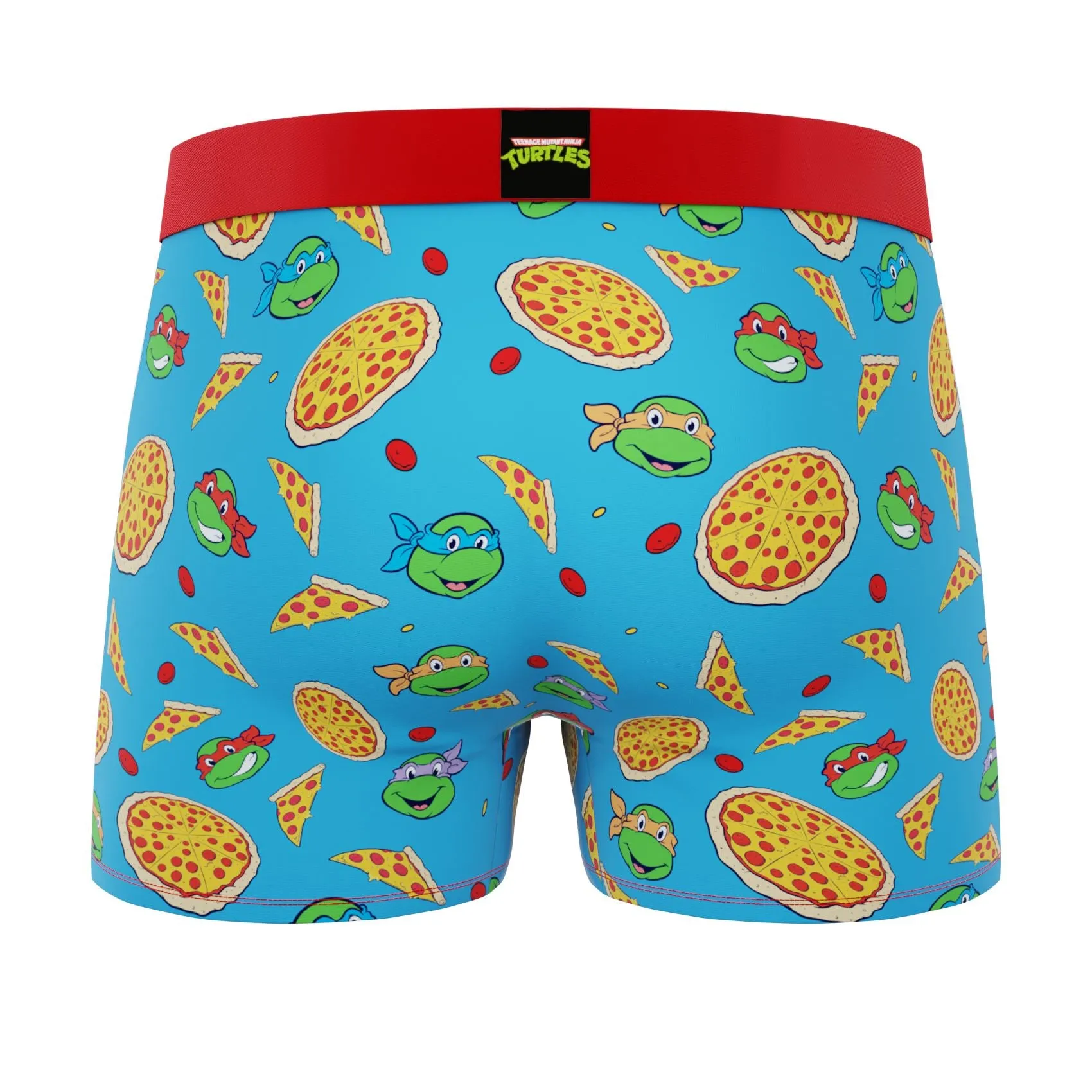 CRAZYBOXER Ninja Turtles Pizza Box Men's Boxer Briefs (Creative Packaging)