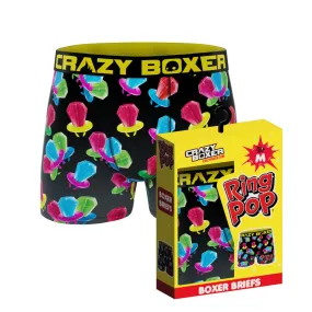 CRAZYBOXER Ring Pop Candy Men's Boxer Briefs (Creative Packaging)