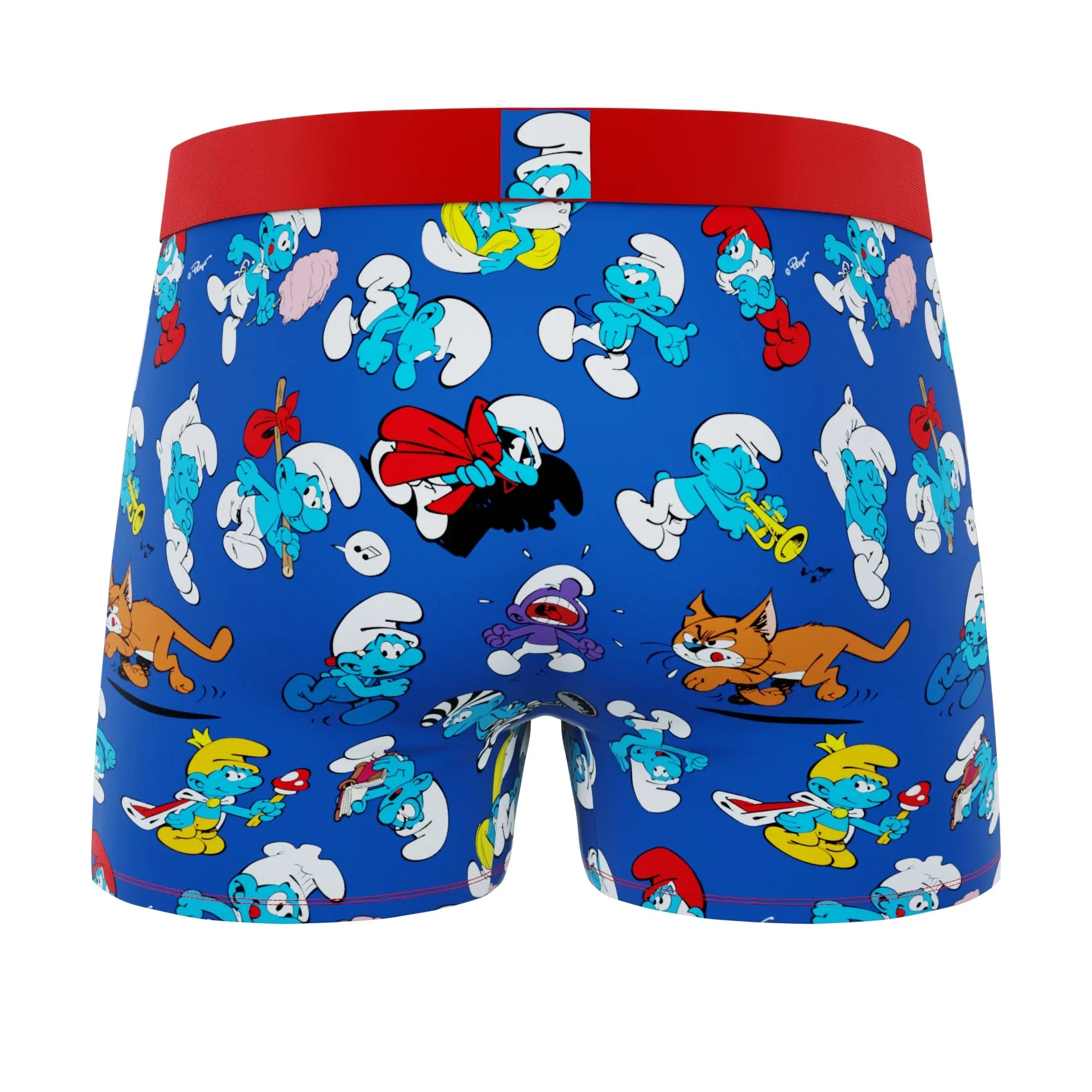 CRAZYBOXER The Smurfs Characters Men's Boxer Briefs