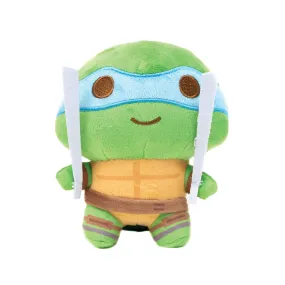 Dog Toy Squeaker Plush - Teenage Mutant Ninja Turtles Leonardo Full Body Sword Pose Blue by Buckle-Down