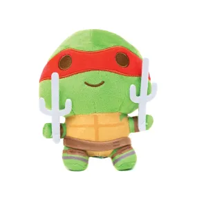 Dog Toy Squeaker Plush - Teenage Mutant Ninja Turtles Raphael Full Body Sais Pose Red by Buckle-Down