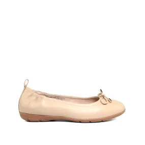 Essie Bow Women's Shoes - Nude Leather