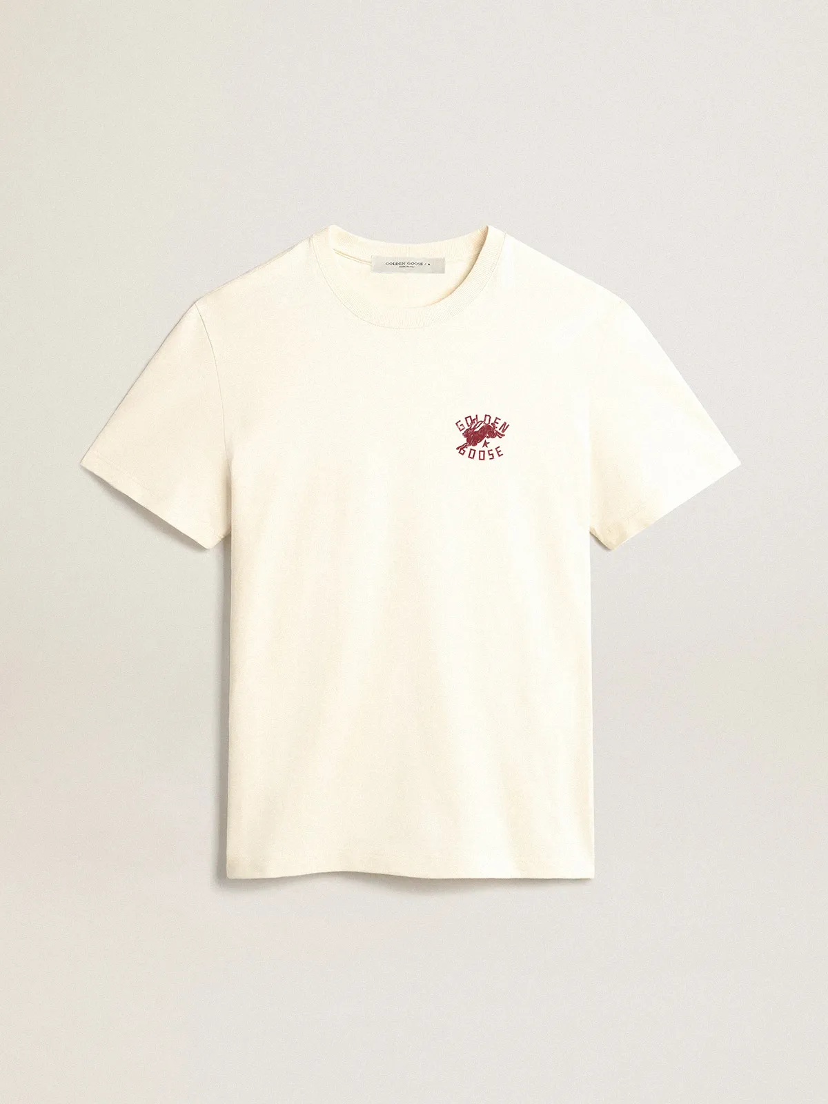 Men’s heritage white T-shirt with CNY logo