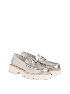 Pedro Garcia Sebas Metallic Loafer