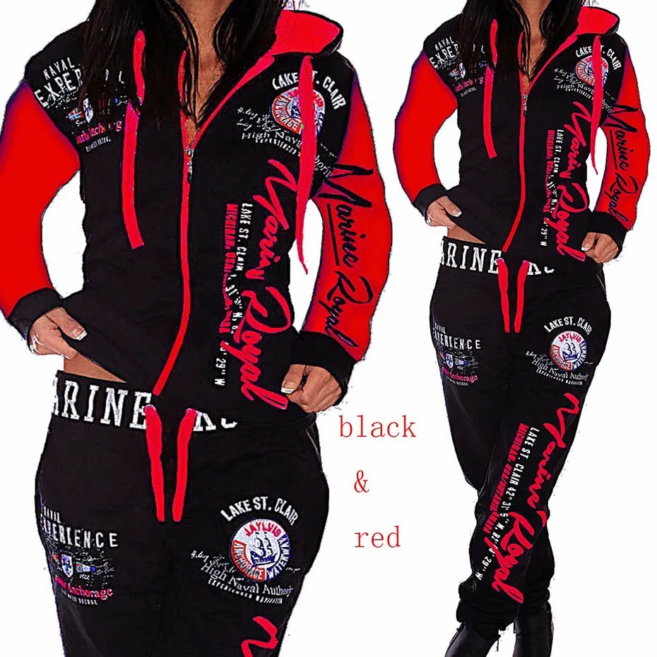 Warm Ladies Printed Tracksuit