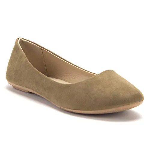 Women's Demi-01 Classic Round Toe Slip On Ballet Flats Shoes