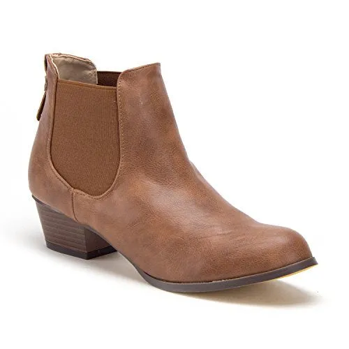 Women's Jazme Chelsea Round Toe Ankle Dress Boots